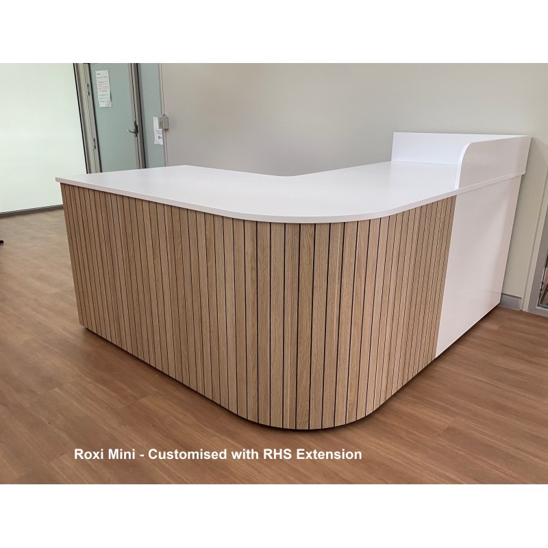 Roxi Mini Marble Reception Desk CHOICE OF COLOURS & CUSTOM SIZES AVAILABLE