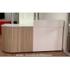 Roxi Mini Marble Reception Desk CHOICE OF COLOURS & CUSTOM SIZES AVAILABLE