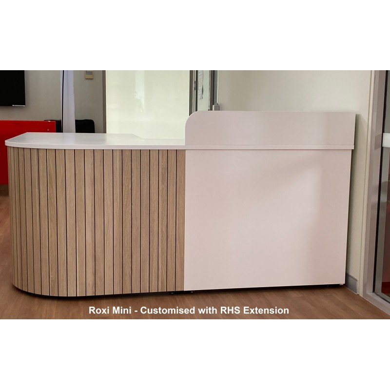 Roxi Mini Marble Reception Desk CHOICE OF COLOURS & CUSTOM SIZES AVAILABLE