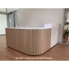 Roxi Mini Marble Reception Desk CHOICE OF COLOURS & CUSTOM SIZES AVAILABLE
