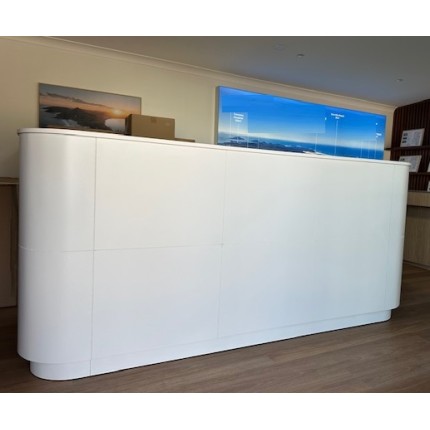 Skylar Reception Desk CHOICE OF COLOURS & CUSTOM SIZES AVAILABLE