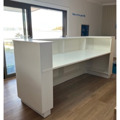 Skylar Reception Desk CHOICE OF COLOURS & CUSTOM SIZES AVAILABLE