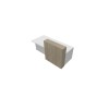 Split Reception Desk HUGE CHOICE OF COLOURS & CUSTOM SIZES AVAILABLE