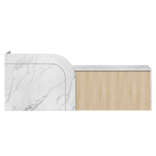 Venus Reception Desk CHOICE OF COLOURS & CUSTOM SIZES AVAILABLE
