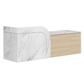 Venus Reception Desk CHOICE OF COLOURS & CUSTOM SIZES AVAILABLE