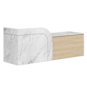 Venus Reception Desk CHOICE OF COLOURS & CUSTOM SIZES AVAILABLE