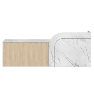 Venus Reception Desk CHOICE OF COLOURS & CUSTOM SIZES AVAILABLE