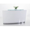 Evo Reception Desk Gloss White