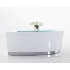 Evo Reception Desk Gloss White