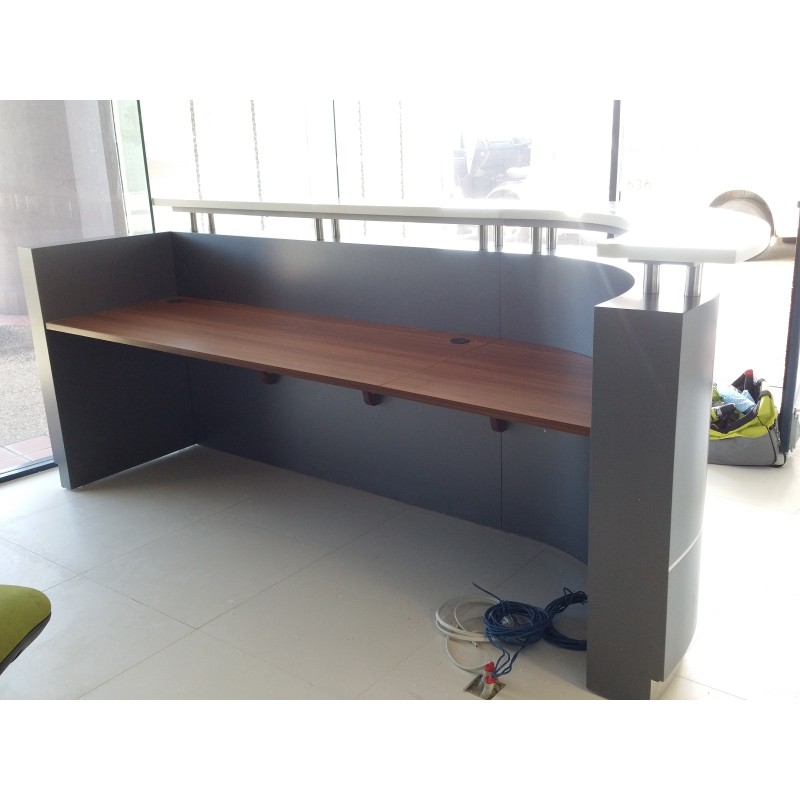 Executive Reception Desk  J-Shape