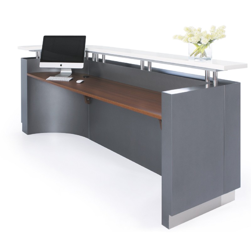 Executive Reception Desk  J-Shape