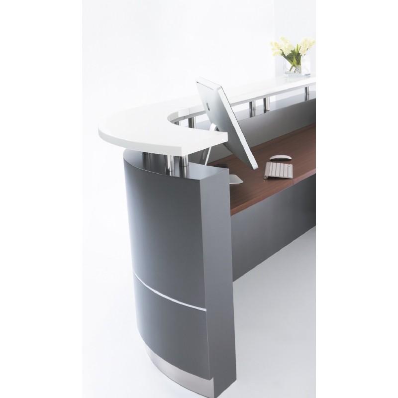 Executive Reception Desk C-Shape