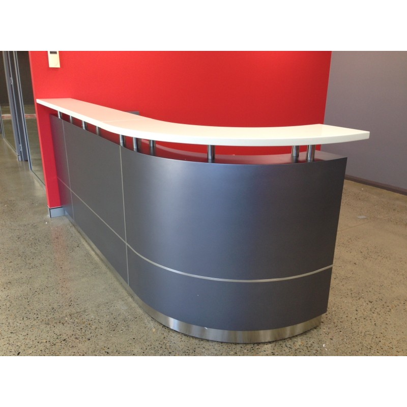 Executive Reception Desk  J-Shape