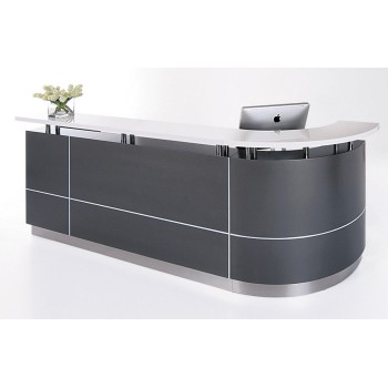 Executive Reception Desk  J-Shape