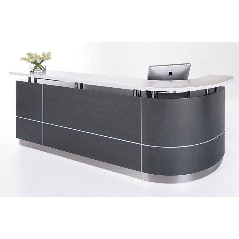 Executive Reception Desk  J-Shape