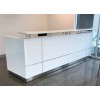 Hugo Plus Reception Desk Gloss White