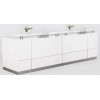Hugo Plus Reception Desk Gloss White