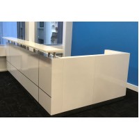 Hugo Plus Reception Desk with Return