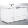 Hugo Reception Desk Gloss White
