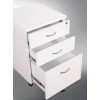 Pedestal Mobile 3 Drawer Gloss White