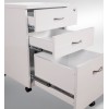 Pedestal Mobile 3 Drawer Gloss White