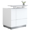 Receptionist Reception Desk Gloss White 2 SIZES AVAILABLE