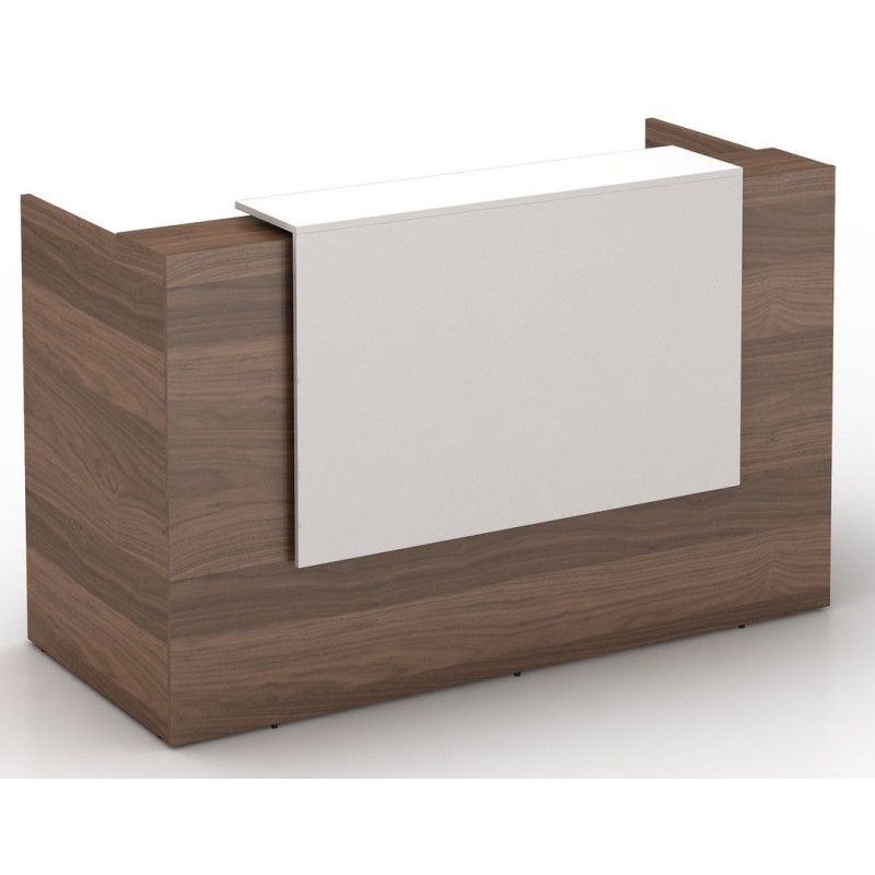 Sorrento Reception Desk Sepia and White