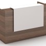Sorrento Reception Desk Sepia and White