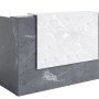 Sorrento Reception Desk 2 SIZES Marble Grey