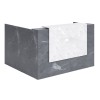 Sorrento Reception Desk 2 SIZES Marble Grey