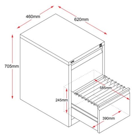 GO Vertical Filing Cabinet