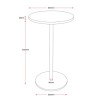 Disc Base Bar Table