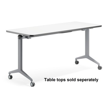 Flip Table Adjustable Silver