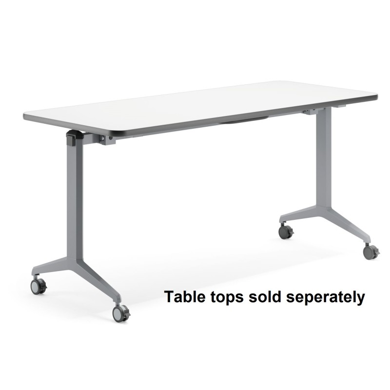 Flip Table Adjustable Silver