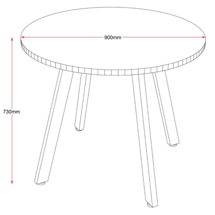 Eternity Round Meeting Table