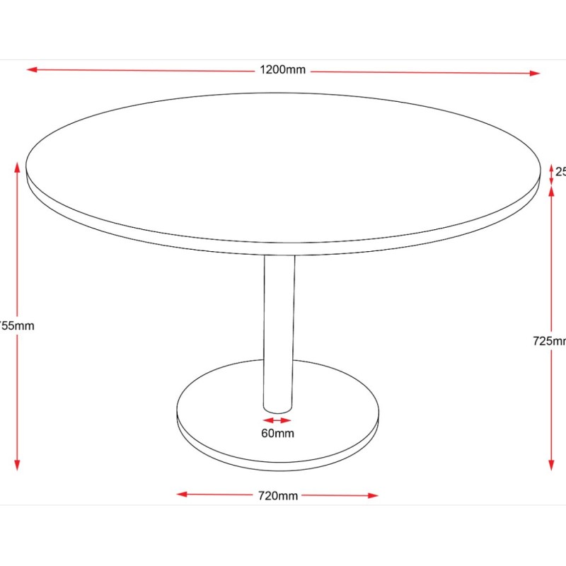 Disc Base Meeting Table