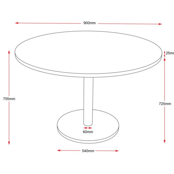Disc Base Meeting Table
