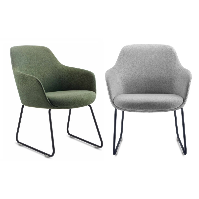 Aspen Sled Base Tub Chair