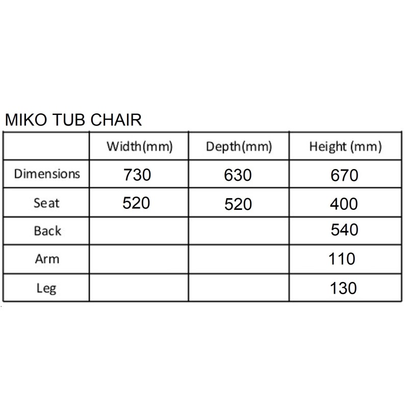 Miko Tub Chair