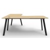 Deluxe Infinity 1 PERSON CORNER WORKSTATION Eternity Leg  
