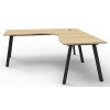 Deluxe Infinity 1 PERSON CORNER WORKSTATION Eternity Leg  
