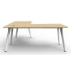 Deluxe Infinity 1 PERSON CORNER WORKSTATION Eternity Leg  