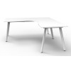 Deluxe Infinity 1 PERSON CORNER WORKSTATION Eternity Leg  