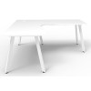 Deluxe Infinity 1 PERSON CORNER WORKSTATION Eternity Leg  