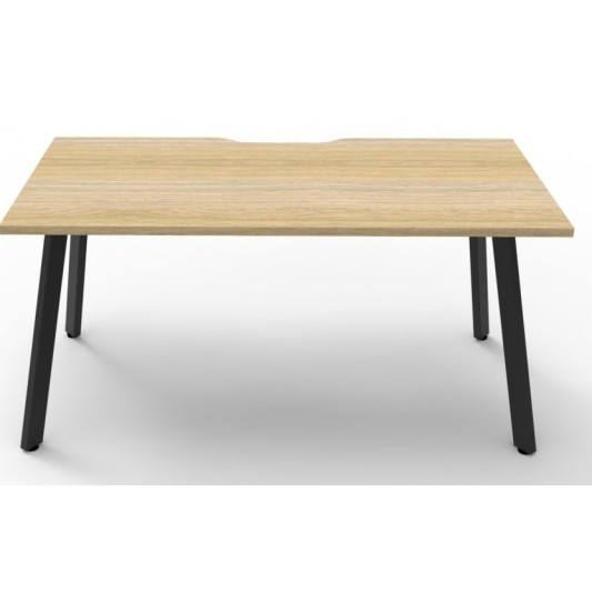 Deluxe Infinity 1 PERSON WORKSTATION Eternity Leg Single-Sided No Screen