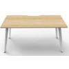 Deluxe Infinity 1 PERSON WORKSTATION Eternity Leg Single-Sided No Screen