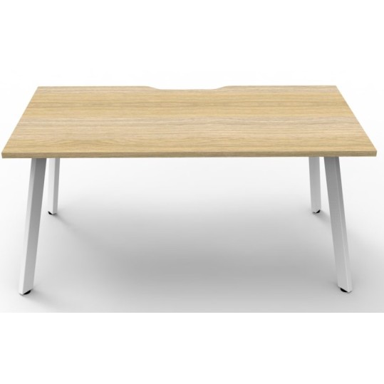 Deluxe Infinity 1 PERSON WORKSTATION Eternity Leg Single-Sided No Screen