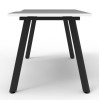 Deluxe Infinity 5 PERSON WORKSTATION Eternity Leg Single-Sided No Screen