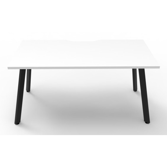 Deluxe Infinity 1 PERSON WORKSTATION Eternity Leg Single-Sided No Screen