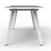 Deluxe Infinity 5 PERSON WORKSTATION Eternity Leg Single-Sided No Screen